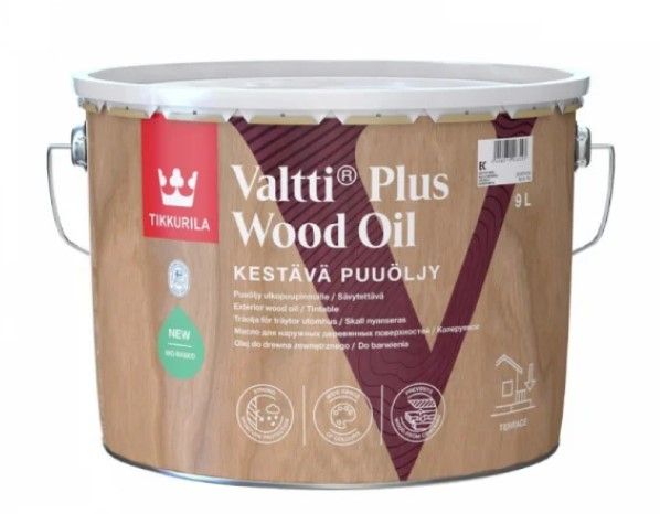 TIKKURILA Valtti Plus Wood Eļļa Koksnei EC | Bazaars.lv