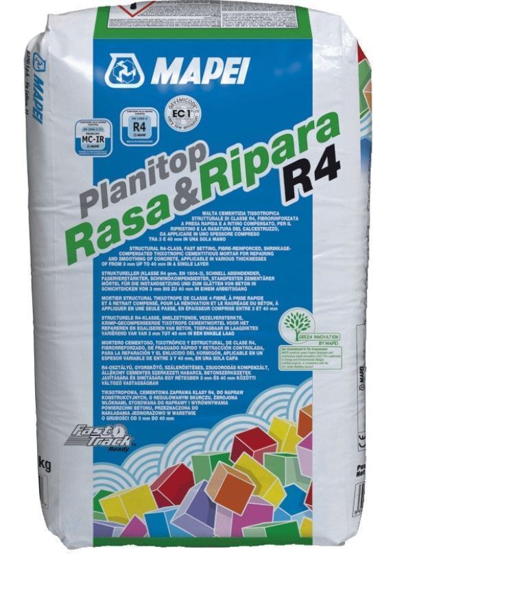 MAPEI Planitop Smooth & Repair R4 Ātri Cietējoša Ar Šķiedrām Armēta Cementa Bāzes Remontjava | Bazaars.lv