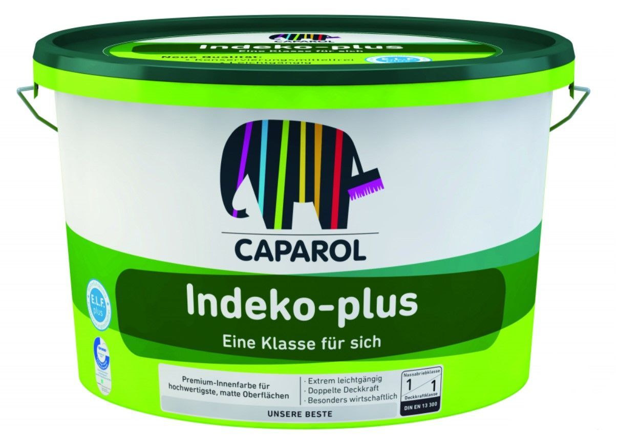 CAPAROL Indeko-Plus Krāsa Sienām Un Griestiem Dziļi Matēta | Bazaars.lv