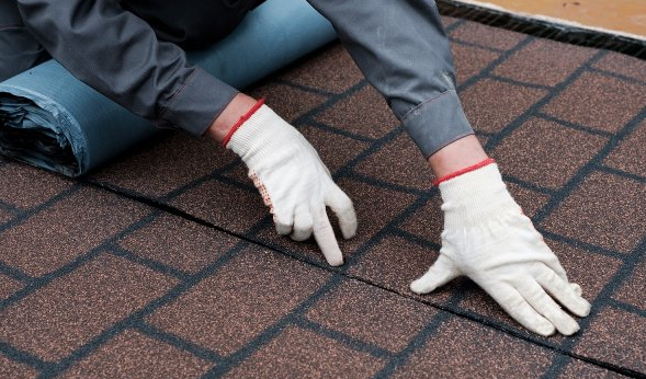 MIDA Easyroofing Brik Bitumena Šindeļi Ruļļos, Brūni | Bazaars.lv