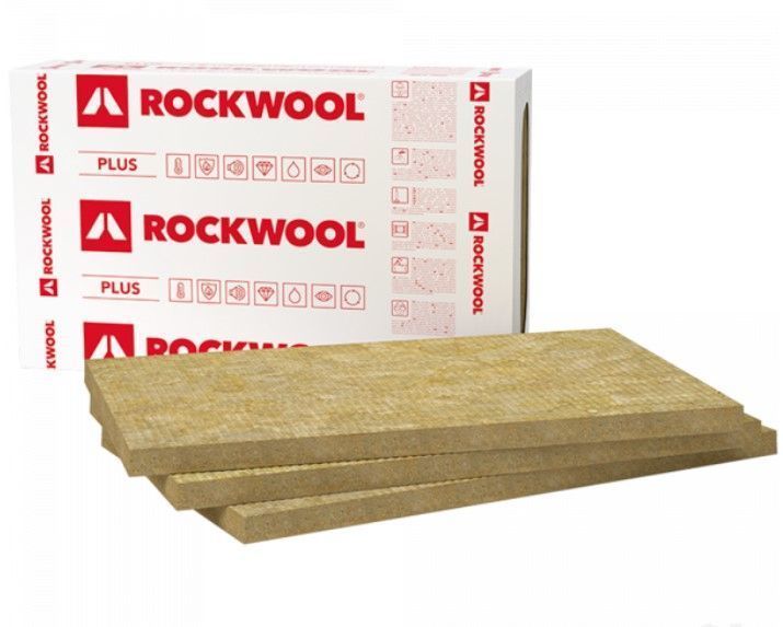 ROCKWOOL Steprock Plus (ND) Grīdas Akmens Vate Plāksnēs 600x1000mm | Bazaars.lv