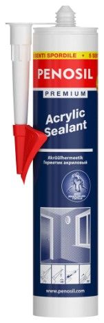 PENOSIL Premium Acrylic White Akrila Hermētiķis, Balts | Bazaars.lv