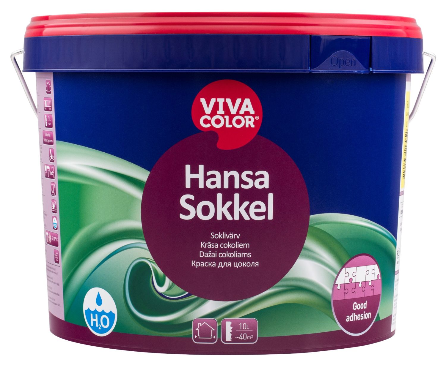 VIVACOLOR Hansa Sokkel Krāsa Ārdarbiem | Bazaars.lv