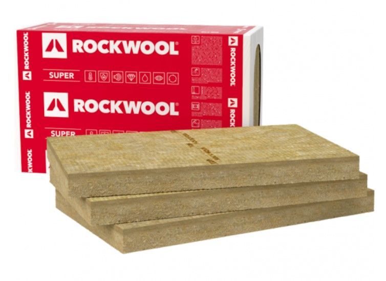 ROCKWOOL Ventirock Super Pretvēja Izolācijas Plāksnēs 600x1000mm | Bazaars.lv