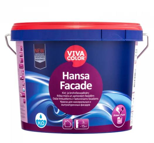 VIVACOLOR Hansa Facade Fasādes Krāsa | Bazaars.lv