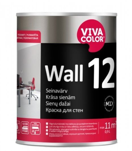 VIVACOLOR Wall 12 A Krāsa Sienām Pusmatēta