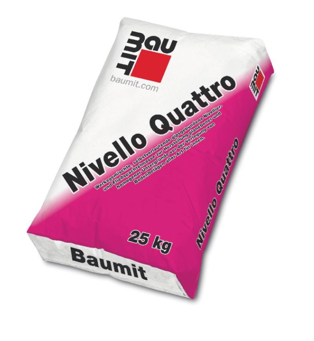 BAUMIT Nivello Quattro Pašizlīdzinošā Masa Grīdām | Bazaars.lv