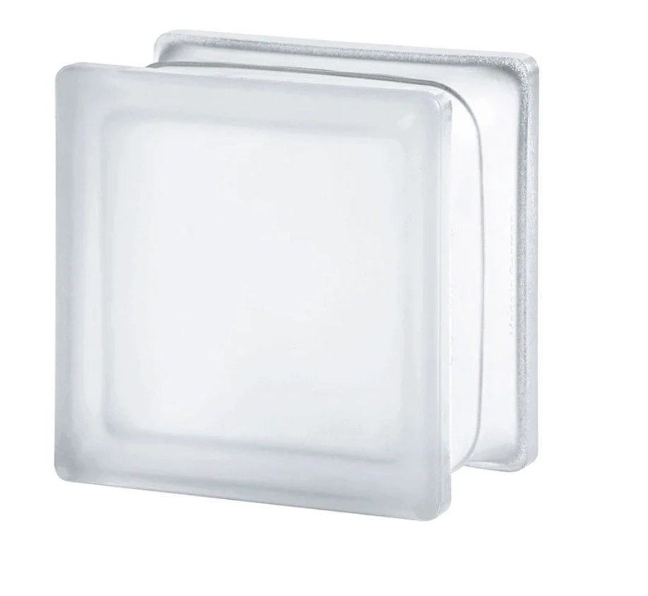 SEVES Basic Clearview Sahara 2S Stikla Bloks, Caurspīdīgs (Matēts No Abām Pusēm), 190x190x80mm | Bazaars.lv
