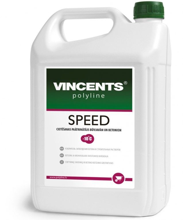 VINCENTS POLYLINE SPEED Cietēšanas Paātrinātāja Piedeva Būvjavām Un Betoniem | Bazaars.lv