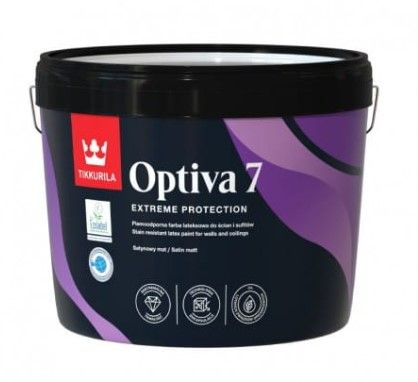 Tikkurila Optiva 7 Krāsa Sienām Matēta