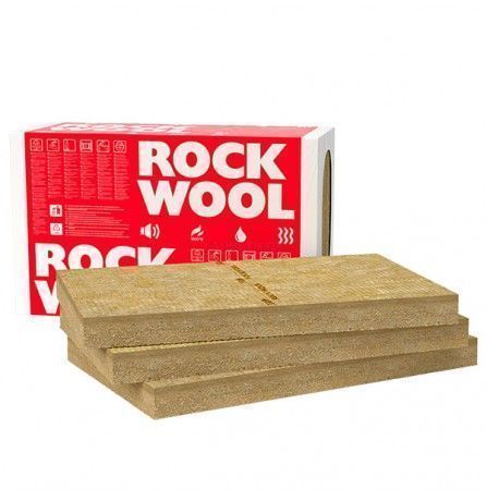 ROCKWOOL Frontrock Super (MAX E) Akmens Vate Plāksnēs Fasādei 600x1000mm | Bazaars.lv